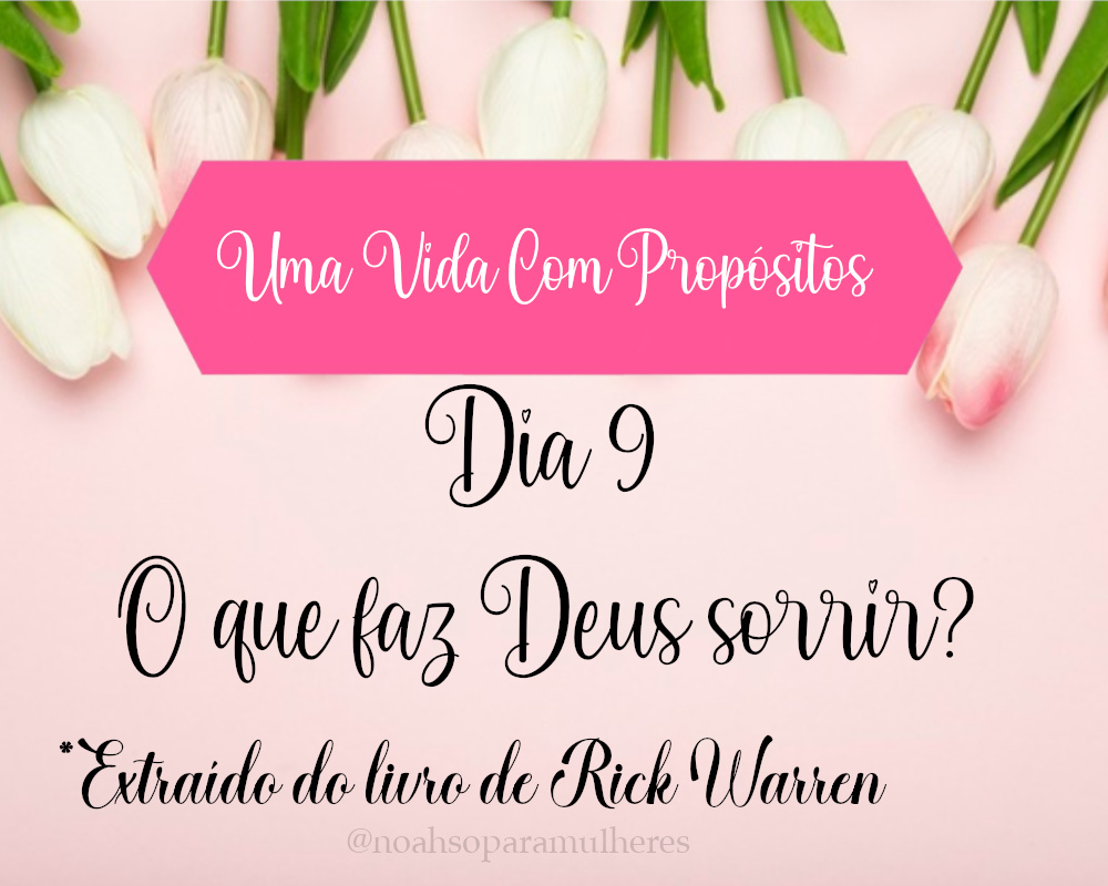 Imagem destaque post O que faz Deus sorrir?