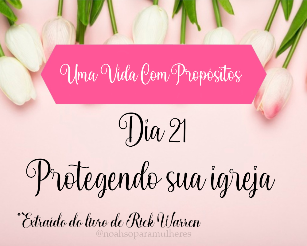 Imagem destaque post Dia 21 - Protegendo sua igreja